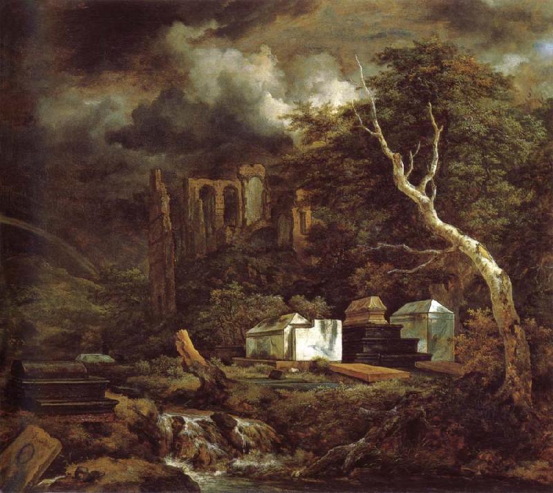 Jacob van Ruisdael The Jewish Cemetery china oil painting image